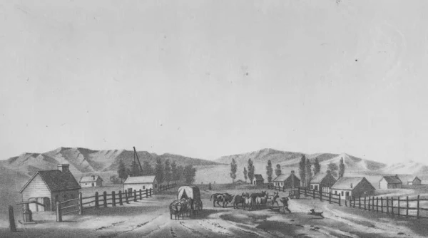 Salt Lake City in 1852